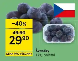 Tesco Švestky nabídka