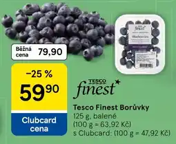 Tesco Tesco Finest Borůvky nabídka