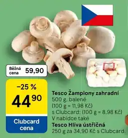 Tesco Tesco Žampiony zahradní nabídka