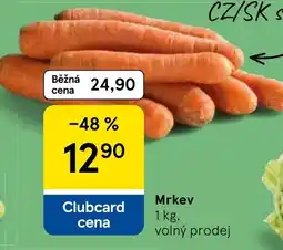 Tesco Mrkev nabídka