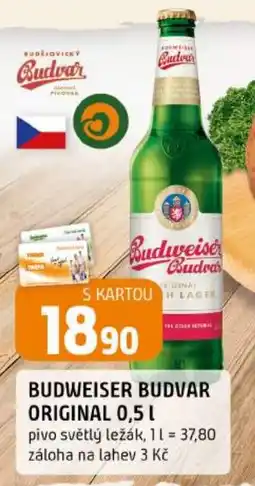 Trefa Budweiser Budvar Original nabídka