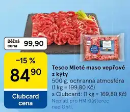 Tesco Tesco Mleté maso vepřové nabídka