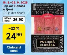 Tesco Policka klobasa nabídka