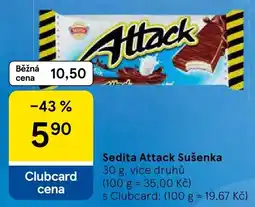 Tesco Sedita Attack Sušenka nabídka