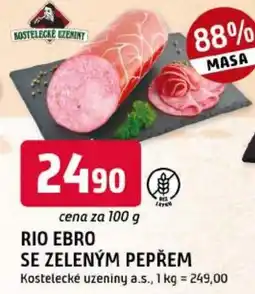 Trefa Rio Ebro se zeleným pepřem nabídka