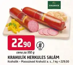 Trefa Krahlík herkules salám nabídka