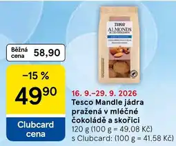 Tesco Tesco Mandle jádra nabídka