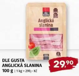 Trefa Dle gusta anglická slanina nabídka