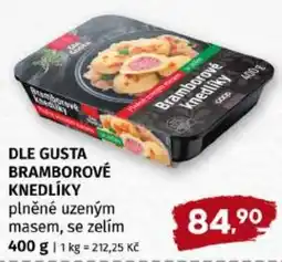 Trefa Dle gusta bramborové knedlíky nabídka