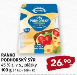 Trefa Ranko podhorský sýr nabídka