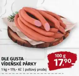 Trefa Dle gusta vídeňské párky nabídka