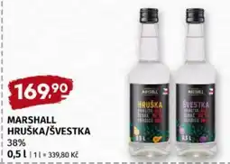 Trefa Marshall hruška/švestka nabídka