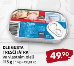 Trefa Dle gusta tresčí játra ve vlastním oleji nabídka