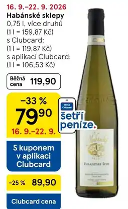 Tesco Habánské sklepy nabídka