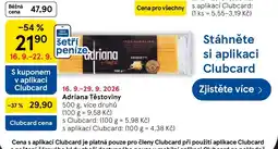 Tesco Adriana Těstoviny nabídka
