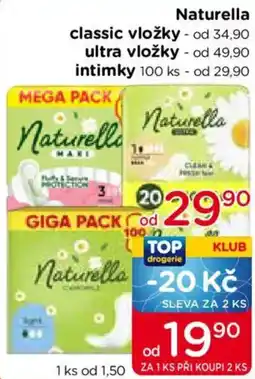 TOP drogerie Naturella classic vložky nabídka