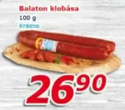 ESO MARKET Balaton klobása nabídka