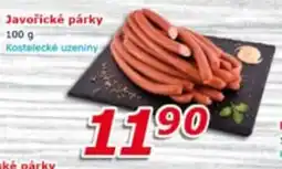 ESO MARKET Kostelecké uzeniny Javořické párky nabídka
