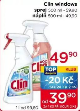 TOP drogerie Clin windows nabídka