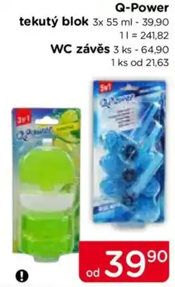TOP drogerie Q-Power tekutý blok nabídka