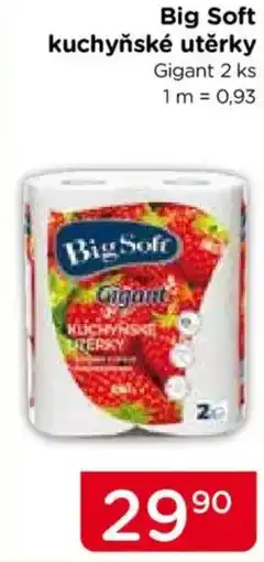 TOP drogerie Big Soft kuchyňské utěrky nabídka