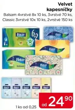 TOP drogerie Velvet kapesníčky nabídka
