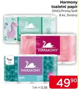 TOP drogerie Harmony toaletní papír nabídka