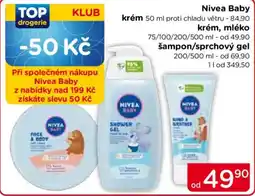 TOP drogerie Nivea Baby krém nabídka