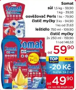 TOP drogerie Somat čistič myčky nabídka