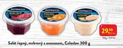 MP Krásno Nowaco salát řepný, mrkvový s ananase, Coleslaw nabídka