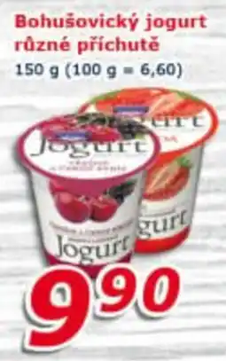 ESO MARKET Bohušovický jogurt různé příchutě nabídka