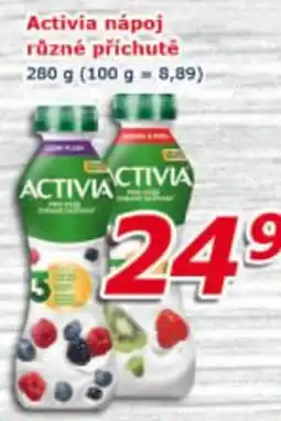 ESO MARKET Activia nápoj různé příchutě nabídka