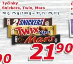 ESO MARKET Snickers Twix Mars nabídka