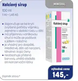 PharmaPoint Generica kalciový sirup nabídka