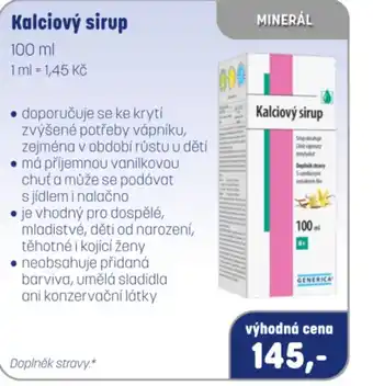 Generica kalciový sirup