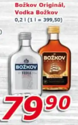 ESO MARKET Božkov Original Vodka Bozkov nabídka