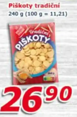 ESO MARKET Pískoty tradiční nabídka