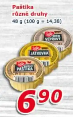 ESO MARKET Paštika různé druhy nabídka