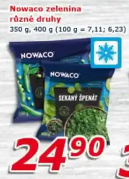 ESO MARKET Nowaco zelenina různé druhy nabídka