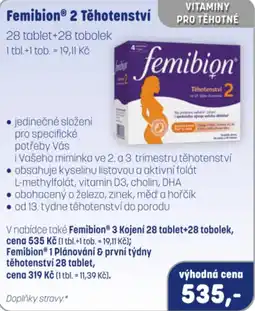 PharmaPoint Femibion 2 Těhotenství nabídka