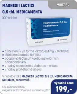 PharmaPoint glenmark magnesii lactici 0,5 tbl. medicamenta nabídka