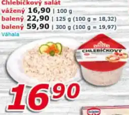 ESO MARKET Váhala chlebíčkový salát nabídka