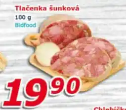 ESO MARKET Bidfood tlačenka šunková nabídka