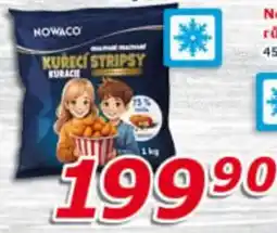 ESO MARKET Nowaco kurecí stripsy kuracie nabídka