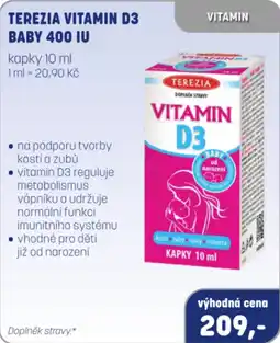 PharmaPoint Terezia vitamin d3 baby nabídka