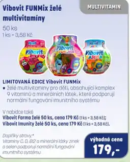 PharmaPoint Vibovit FUNMix želé multivitaminy nabídka