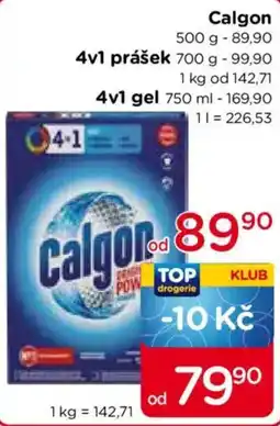 TOP drogerie Calgon 4v1 prášek nabídka