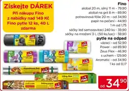 TOP drogerie Fino pytle na odpad nabídka
