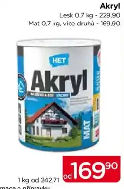 TOP drogerie Het Akryl nabídka