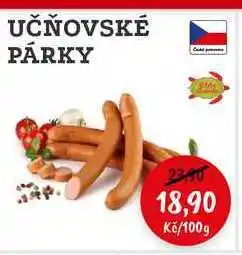 RABBIT řeznictví UČŇOVSKÉ PÁRKY nabídka